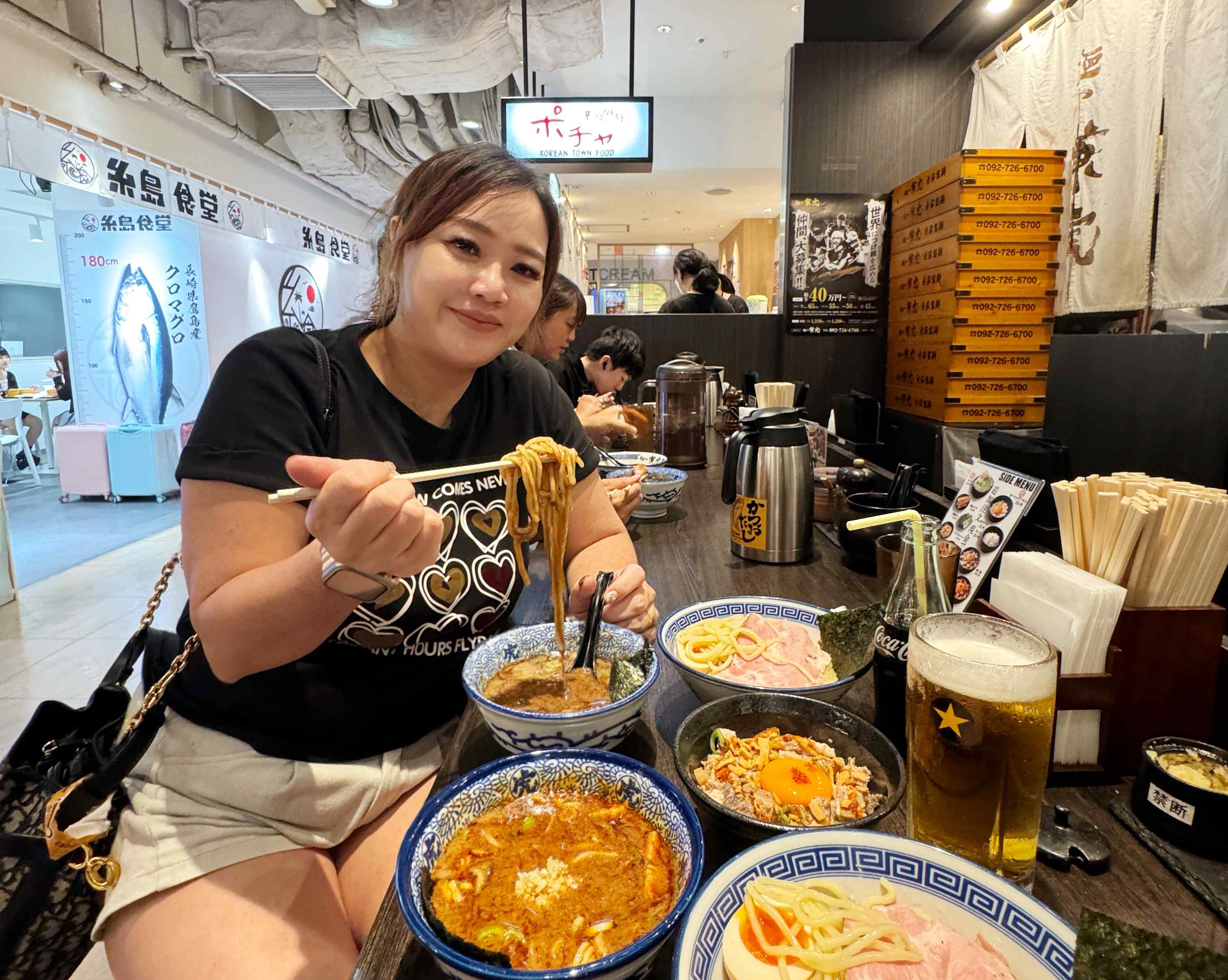 【福岡美食】福岡必吃排隊名店~濃厚魚介豚骨沾麵的代表作!一麵二吃好滿足，重口味愛好者必訪「麵屋兼虎」
