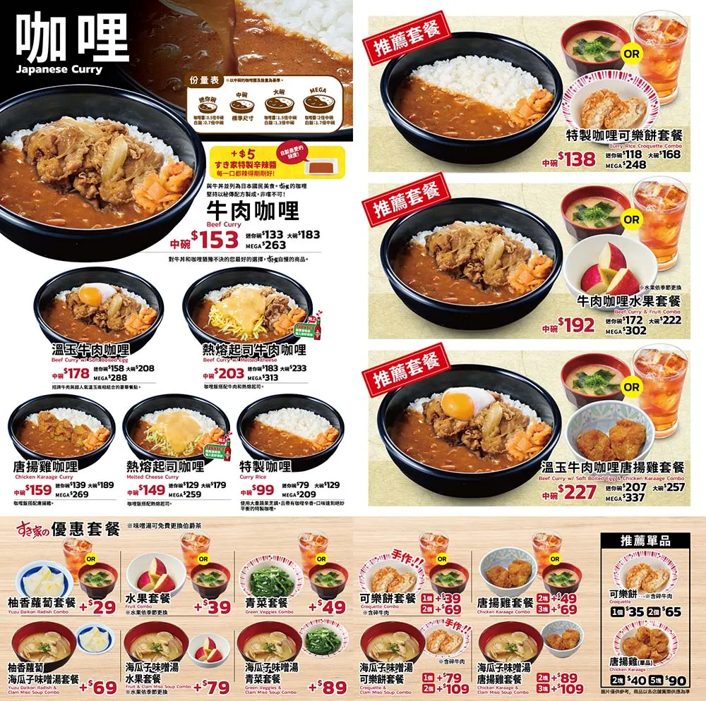 日本人氣平價牛丼SUKIYA進駐台南囉!台南首家「すき家」台南棒球場前店開箱，百元價丼飯點肉加量加套餐份量超有感!